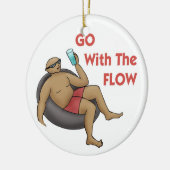 Gehen Sie mit der Flow-Ornament Keramikornament (Links)