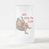 Gehen Sie mit der Flow-Tasse Mattglas Bierglas (Mittel)