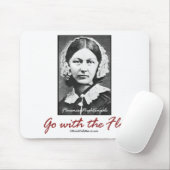 Gehen Sie mit Florence Nightingale Mousepad (Mit Mouse)