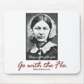 Gehen Sie mit Florence Nightingale Mousepad (Vorne)