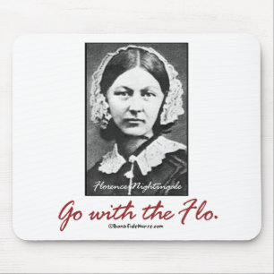 Gehen Sie mit Florence Nightingale Mousepad