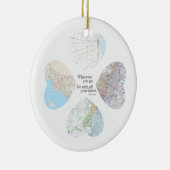 Gehen Sie mit Ihrem ganzem Herzen Keramikornament (Rechts)