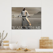 Gehen Sie mit mir Poster (Küche)