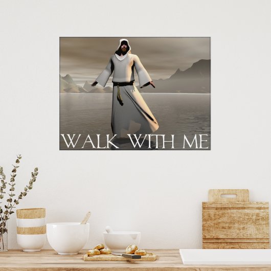 Gehen Sie mit mir Poster (Küche)