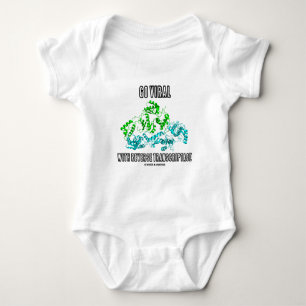Gehen Sie mit RückTranscriptase Viren Baby Strampler