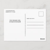 Gehen Sie nicht dorthin, wo der Pfad zu Emerson-Zi Postkarte (Rückseite)