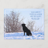 Gehen Sie nicht dorthin, wo der Pfad zu Emerson-Zi Postkarte (Vorderseite)