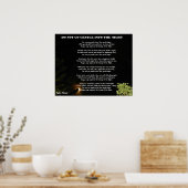 GEHEN SIE NICHT IN DIE NACHT POSTER (Küche)