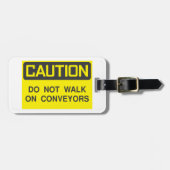 Gehen Sie nicht mit dem Verwahrer-Zeichen Gepäckanhänger (Vorderseite horizontal)