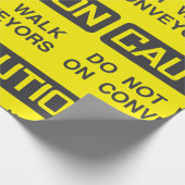 Gehen Sie nicht mit dem Verwahrer-Zeichen Geschenkpapier