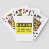 Gehen Sie nicht mit dem Verwahrer-Zeichen Spielkarten (Rückseite)