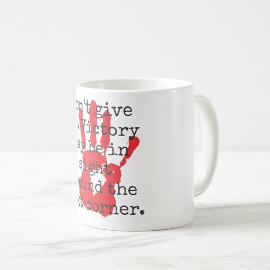 Gehen Sie nicht vor mir vorbei - inspirierende Zit Kaffeetasse (VorderseiteRechts)