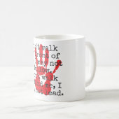 Gehen Sie nicht vor mir vorbei - inspirierende Zit Kaffeetasse (VorderseiteRechts)