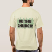 Gehen Sie nicht zur Kirche T-Shirt (Rückseite)
