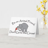 Gehen Sie nicht zur Zirkus-Karte Karte (Gelbe Blume)