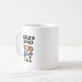 Gehen Sie noch einmal? - Funny Dog Eltern-Tasse Kaffeetasse (Vorderseite Links)