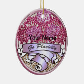 Gehen Sie platt Keramik Ornament (Rechts)