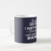 GEHEN SIE RADZUFAHREN KAFFEETASSE (Vorderseite Links)