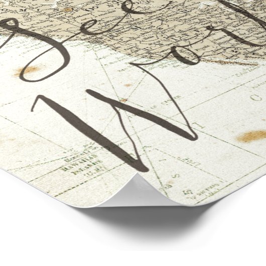 Gehen Sie raus und sehen Sie sich das Weltangebot Poster (Ecke)