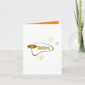 Gehen Sie Retro Mitte des Jahrhunderts moderne, be Karte (Vorderseite)