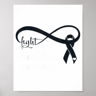 Gehen Sie Rot für das Bewusstsein für Herzkrankhei Poster