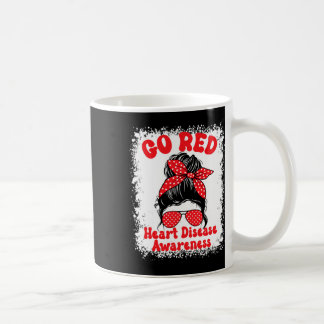 Gehen Sie Rot Herzkrankheit Bewusstsein Wir Tragen Kaffeetasse