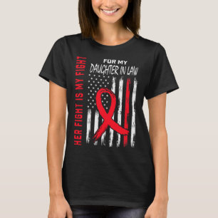 Gehen Sie Rot Ihr Kampf Tochter Schwiegermutter He T-Shirt