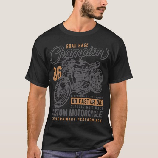 Gehen Sie schnell oder die Vintagen T-Shirt (Vorderseite)