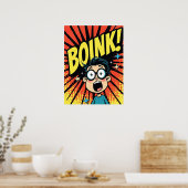 GEHEN SIE! Schwindeliger Pop Kunstexplosion Poster (Küche)