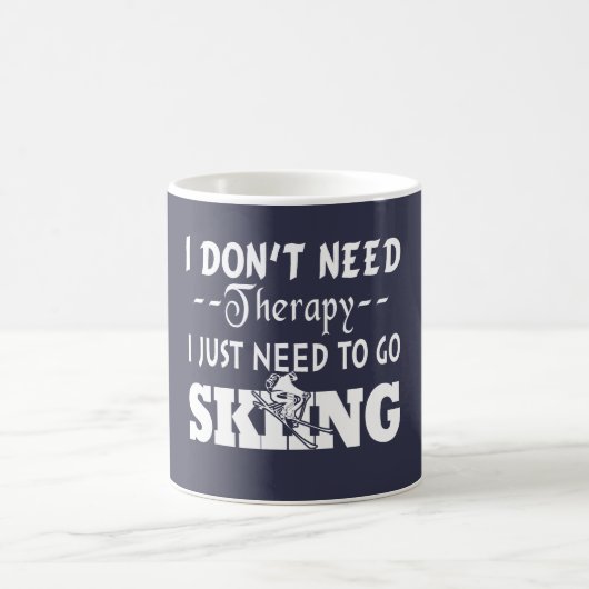 GEHEN SIE SKI ZU FAHREN KAFFEETASSE (Mittel)