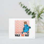 Gehen Sie so Postkarte (Stehend Vorderseite)