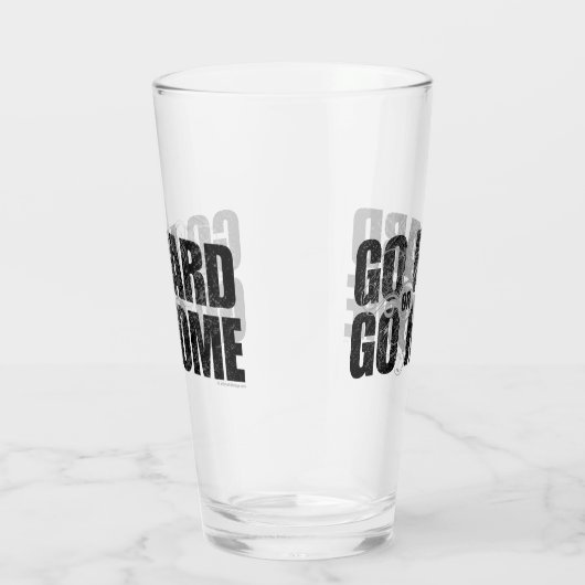 Gehen Sie stark oder gehen Sie Zuhause Glas (Rechts)