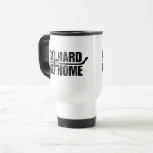 Gehen Sie stark oder gehen Sie Zuhause (Hockey) Reisebecher (Vorderseite Links)