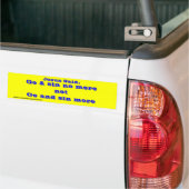 Gehen Sie u. sin nicht mehr Autoaufkleber (Auf Lkw)