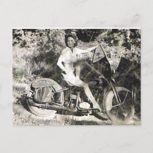 GEHEN SIE ÜBER. POSTKARTE (Vorderseite)