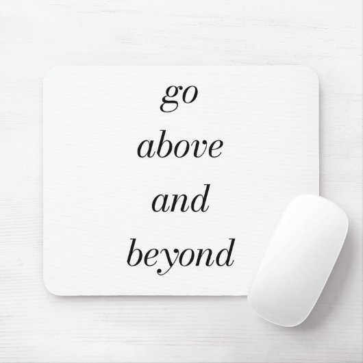 Gehen Sie über und jenseits der Maus-Pad Mousepad (Mit Mouse)