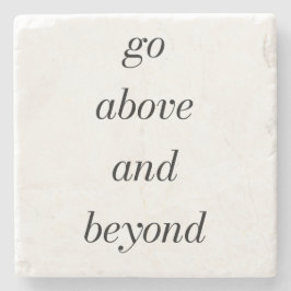 Gehen Sie über und jenseits des Untersetzer aus Ma