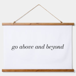 Gehen Sie über und jenseits von Holz überzogenen W Wandteppich Mit Holzrahmen