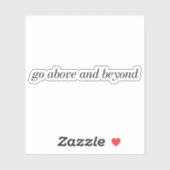 Gehen Sie über und über den speziell geschnittenen Aufkleber (Blatt)