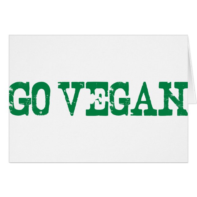 Gehen Sie vegan (Vorderseite (Horizontal))