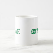 Gehen Sie vegan Kaffeetasse (Mittel)