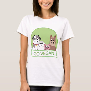 Gehen Sie vegan T-Shirt