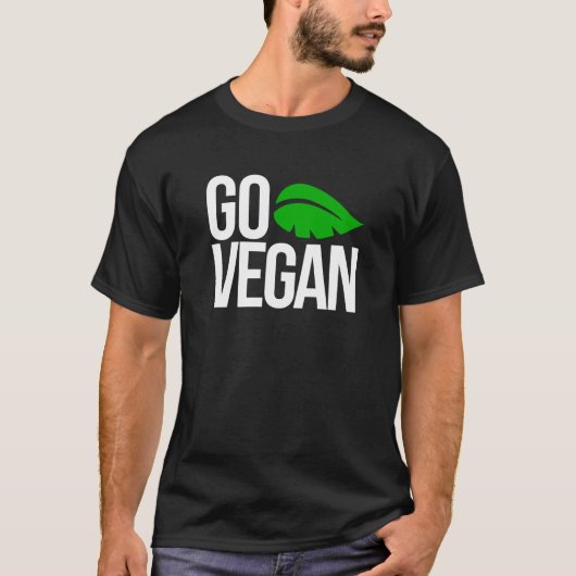 Gehen Sie vegan T-Shirt (Vorderseite)