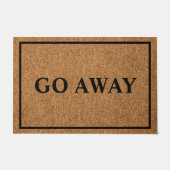 Gehen Sie von Custom Introvert Funny Doormat weg Fußmatte (Vorderseite)