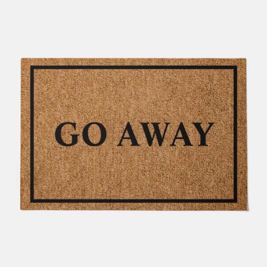 Gehen Sie von Custom Introvert Funny Doormat weg Fußmatte (Vorderseite)