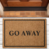 Gehen Sie von Custom Introvert Funny Doormat weg Fußmatte