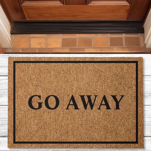 Gehen Sie von Custom Introvert Funny Doormat weg Fußmatte