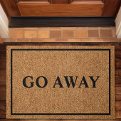 Gehen Sie von Custom Introvert Funny Doormat weg Fußmatte