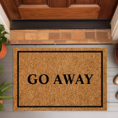 Gehen Sie von Custom Introvert Funny Doormat weg Fußmatte