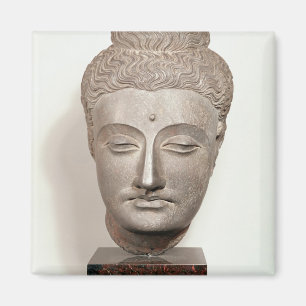 Gehen Sie von einer Statue des Buddhas, von voran Magnet